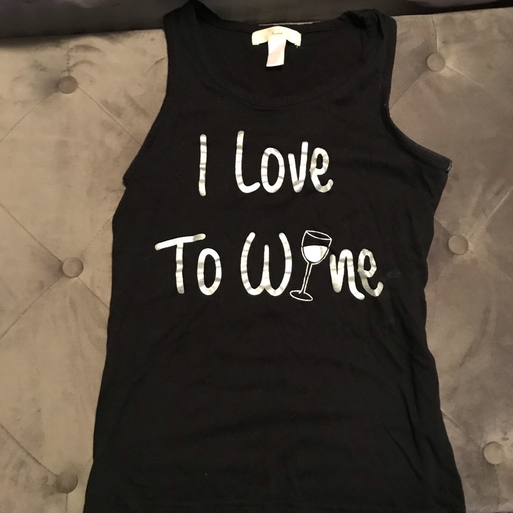 Love To Wine Sleep Tank Top Women’s